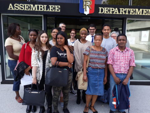 Les jeunes poussent les portes de l’assemblée départementale!