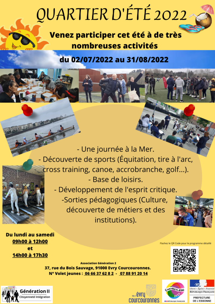 affiche quartier ete 2022
